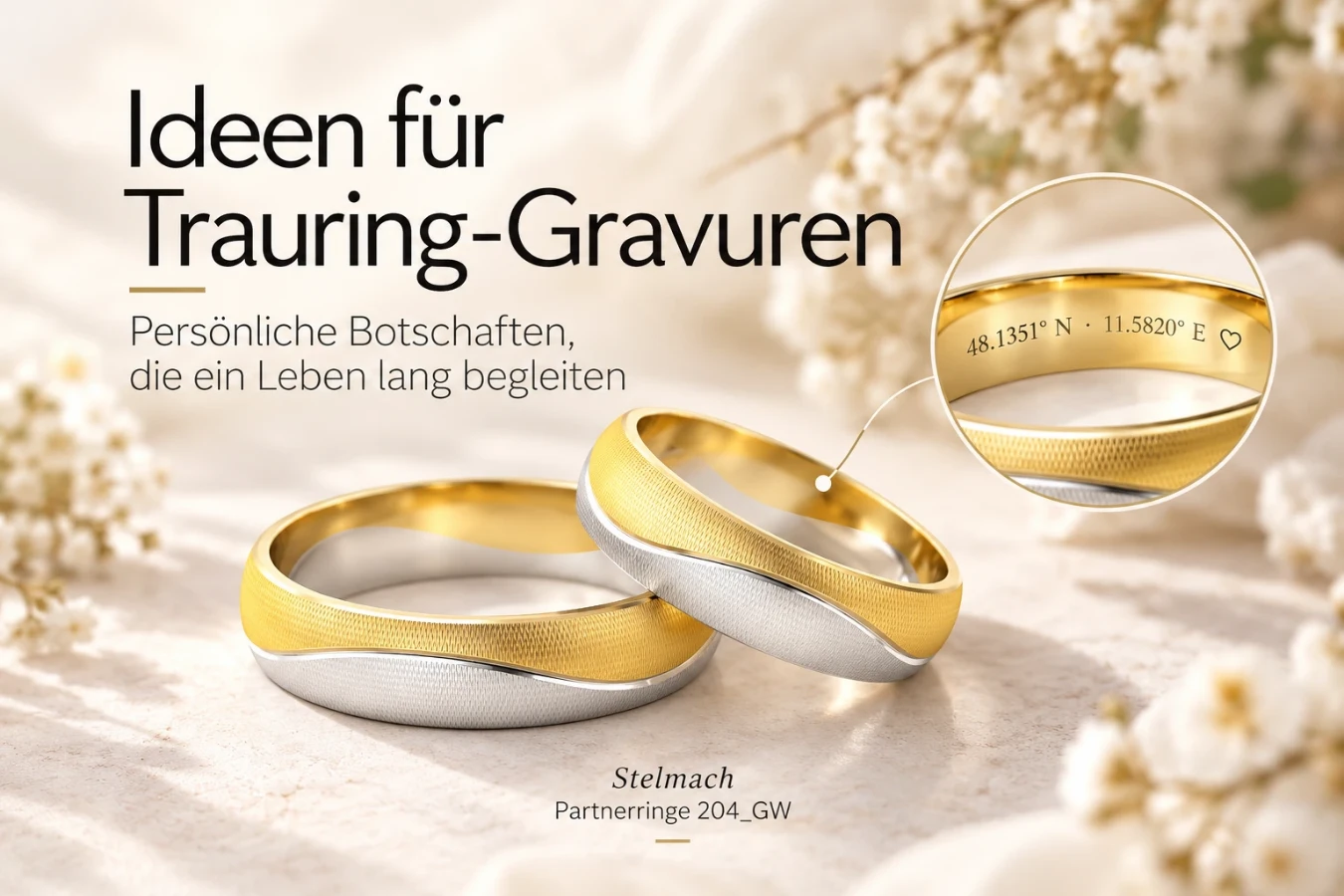 Ideen für Trauring-Gravuren: Persönlich, romantisch und zeitlos